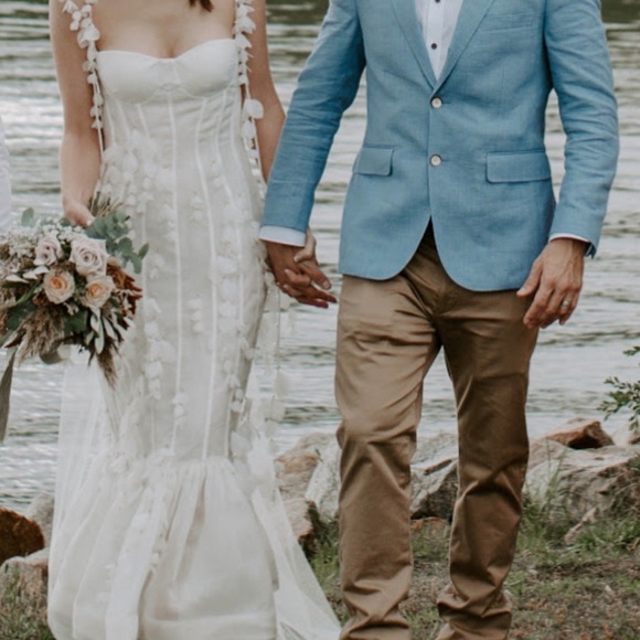 Zimmermann Botanica Silk Linen Petal Gown - Picture 6 of 15